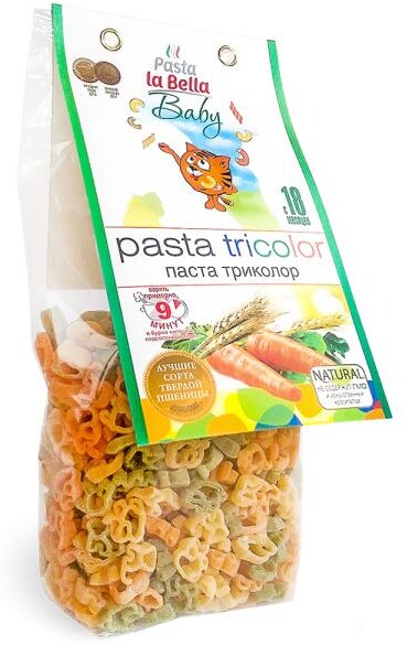 Макаронные изделия Pasta la Bella Baby Триколор 250 г