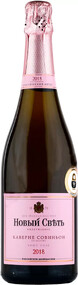 Вино игристое розовое брют выдержанное Новый Свет КАБЕРНЕ 2018