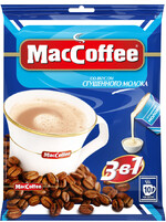 Напиток кофейный MacCoffee 3-в-1 со вкусом сгущенного молока 10шт*20г