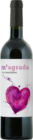 Вино M'Agrada ординарное красное полусладкое, 750мл
