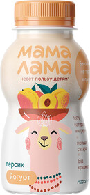 Йогурт питьевой Мама Лама с персиком 2.5% 200 г