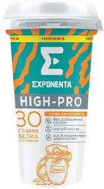 Напиток кисломолочный Exponenta High-Pro Соленая карамель обезжиренный, 250 г