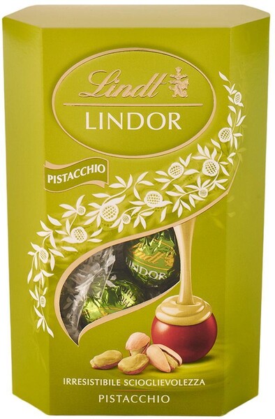 Конфеты LINDT LINDOR Фисташка 200 гр., картон