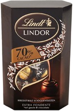 Конфеты LINDT LINDOR 70% 200 гр., картон