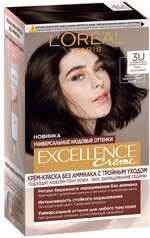 Краска для волос Excellence 3U Универсальный темно-каштановый