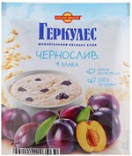 Каша овсяная Русский продукт моментальная Геркулес 4 злака с черносливом 35г