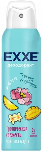 Дезодорант-спрей EXXE Тропическая свежесть жен. 150 мл., баллон