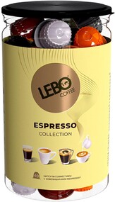 Кофе в капсулах для кофемашин Lebo Espresso (40 штук в упаковке)