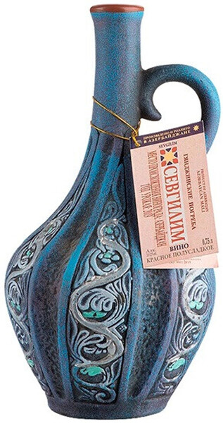 Вино красное полусладкое 