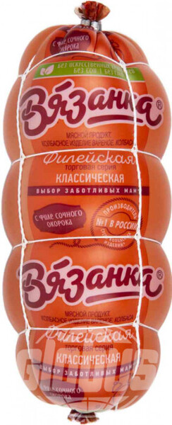 Колбаса вареная Вязанка Филейская уп, 1,2-1,4 кг
