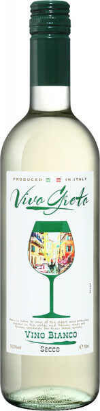 Вино Виво Грето столовое белое сухое (VIVO GRETO VINO BIANCO SECCO), 11 %, 0.75л