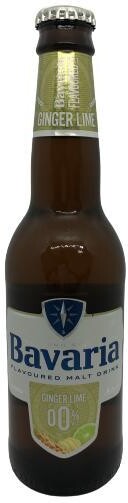 Пиво Бавария б/а Джинжер-Лайм, 330 мл., стекло