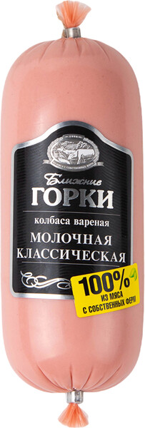 Колбаса вареная Ближние Горки Молочная Классическая 400г