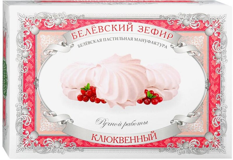 Зефир Белевский Клюквенный, 250г