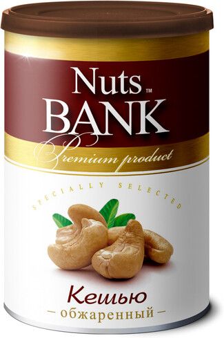 Кешью обжаренный Nuts Bank, 200 г