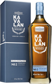 Виски «Kavalan Distillery Select №2» в подарочной упаковке, 0.7 л