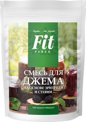 Смесь для приготовления джема, эритрит + стевия Fit Parad, 120 г