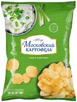 Чипсы Русский Продукт Московский картофель лук и сметана 130 г