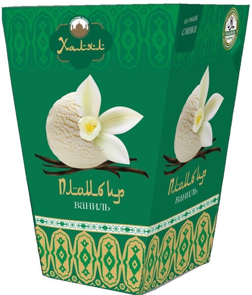 Мороженое Халяль Пломбир ванильный в вафельном стаканчике 90 гр., бумага