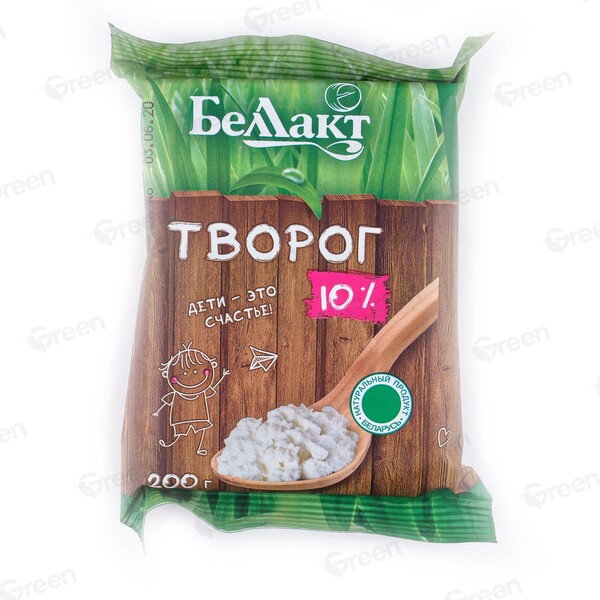 Творог Беллакт 9% 180 гр., флоу-пак