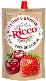 Джем десертный Клубника-Вишня 300 г (дой-пак)
