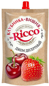 Джем десертный Клубника-Вишня 300 г (дой-пак)