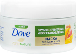 Маска для волос Dove Глубокое питание и восстановление с ароматом манго, 300 мл