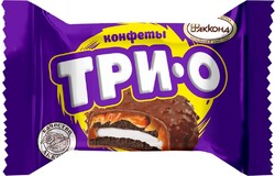 Конфеты АККОНД Трио печеньем и карамелью, вес до 250 г