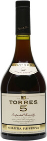 Бренди «Torres 5 Solera Reserva», 0.7 л