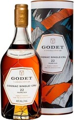 Коньяк французский «Godet Single-Cru 22 Years Old Grande Champagne» в тубе, 0.7 л