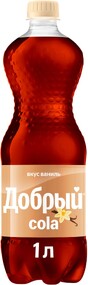 Напиток газированный Добрый Cola Ваниль 1 л., ПЭТ