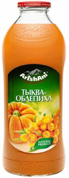 Нектар Artshani тыквенно-облепиховый 250 мл., стекло