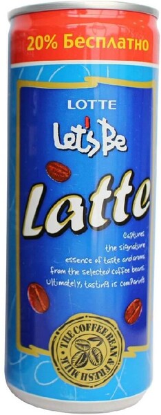 Кофейный напиток Lotte Let's Be Arabica, 235 мл