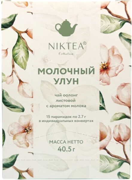 Чай зеленый Niktea Молочный улун 15 x 2,7 г
