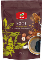Кофе О’КЕЙ С ароматом лесного ореха растворимый 150г