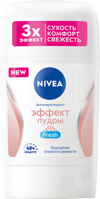 Дезодорант-антиперспирант стик NIVEA Эффект Пудры Fresh, 50 мл