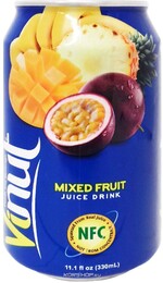 Напиток Vinut Mixed juice drink мультифрукт, 330мл