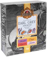 Чай Basilur Эрл Грей Ассорти, 40 пакетиков, картон