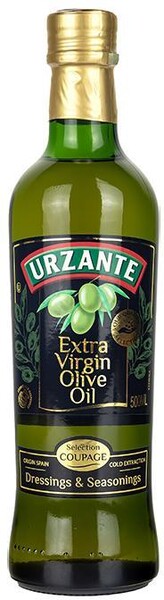 Масло оливковое URZANTE Extra Virgin 500 гр., стекло