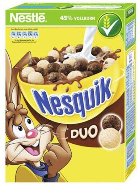 Готовый завтрак Nesquik DUO 325 гр., картон