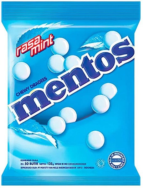 Жевательные конфеты Mentos Mint 135 гр., флоу-пак