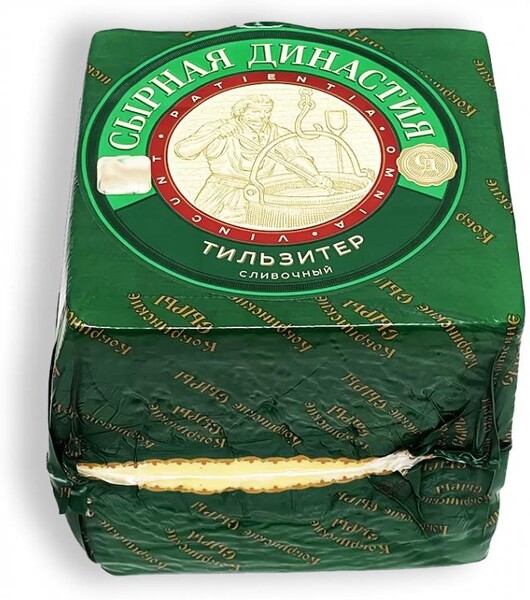 Сыр полутвердый Кобринские сыры тильзитер сливочный 50%, вес