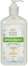Жидкое крем-мыло, Нейтральное, дозатор, Русские Травы, 500 мл., ПЭТ