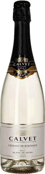 Вино игристое Calvet Cremant de Bordeaux Blanc de Noirs белое брют 0,75 л