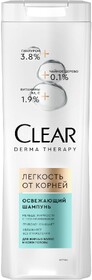 Шампунь Clear Derma therapy освежающий Легкость от корней, 380 мл