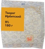 Творог «Ирбитский» рассыпчатый 9% БЗМЖ, 180 г