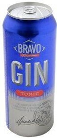 Коктейль BRAVO GIN Tonic 7,1% 0,45 л