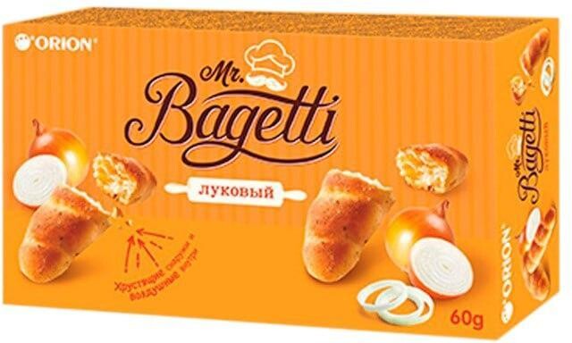 Печенье затяжное Orion Mr. Bagetti Луковый, 60 г