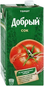 Сок Добрый томатный с солью 2л