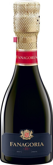 Игристое вино белое брют «Фанагория» 2021 г., 0.2 л